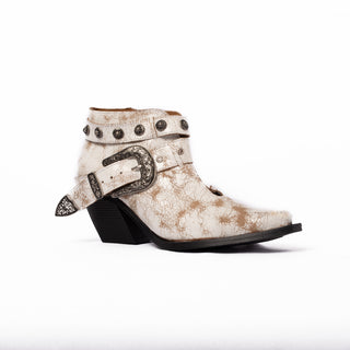 MEDIO BOTIN DAMA - BELT BLANCO