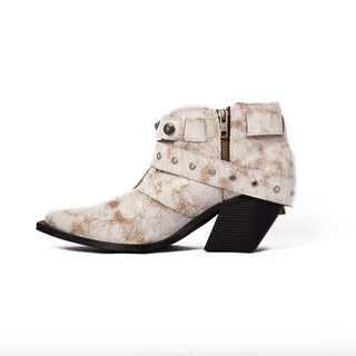 MEDIO BOTIN DAMA - BELT BLANCO