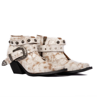 MEDIO BOTIN DAMA - BELT BLANCO