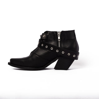 MEDIO BOTIN DAMA- BELT NEGRO