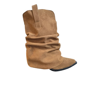 BOTA DAMA - SELVA GAMUZA BRONCE