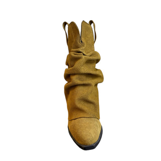 BOTA DAMA - SELVA GAMUZA PISTACHE